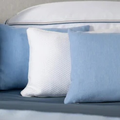 Cuscino rettangolare azzurro Defilé