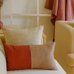 Cuscino rettangolare in tessuto intarsiato Jacquard Bis