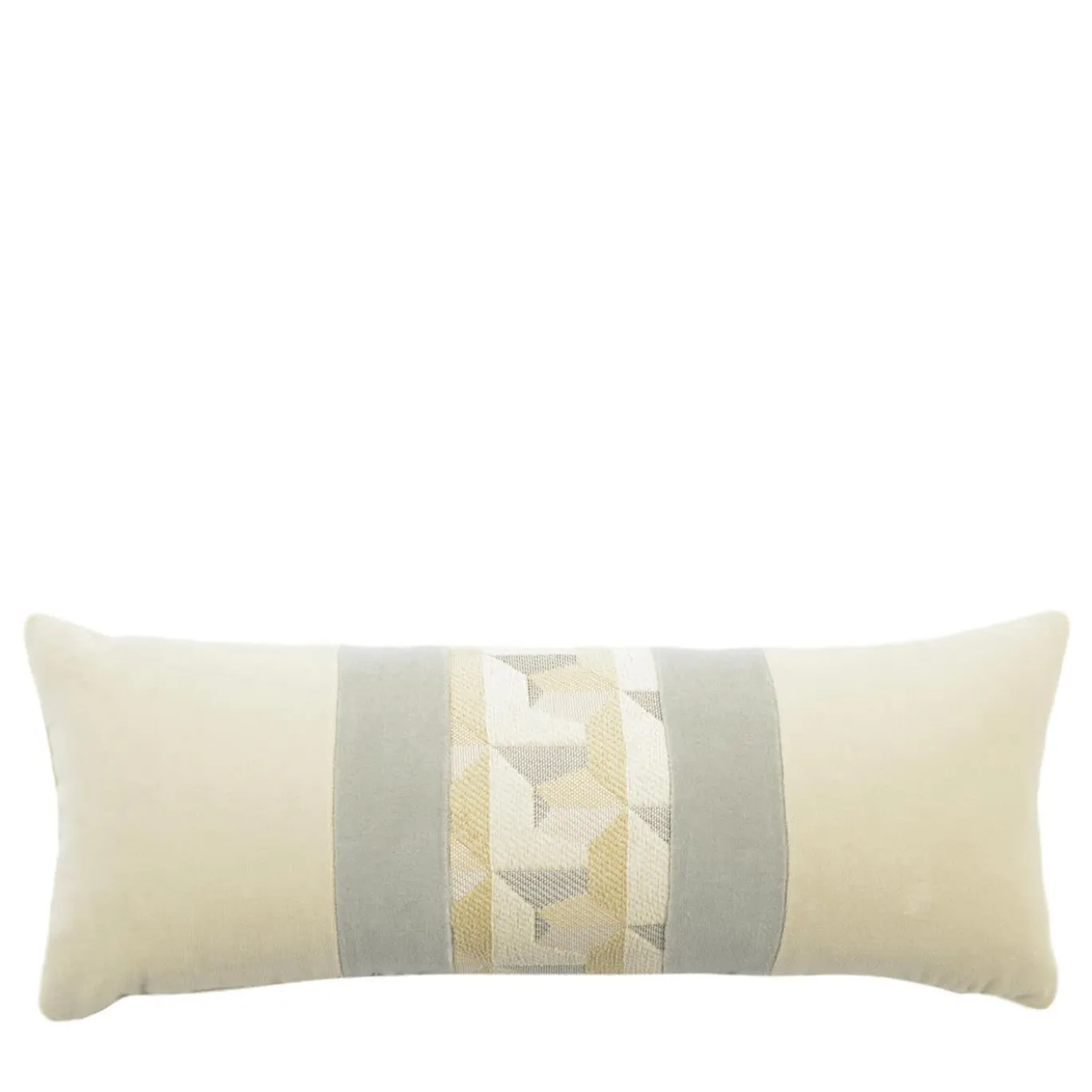 Cuscino rettangolare Nastro in tessuto jacquard geometrico