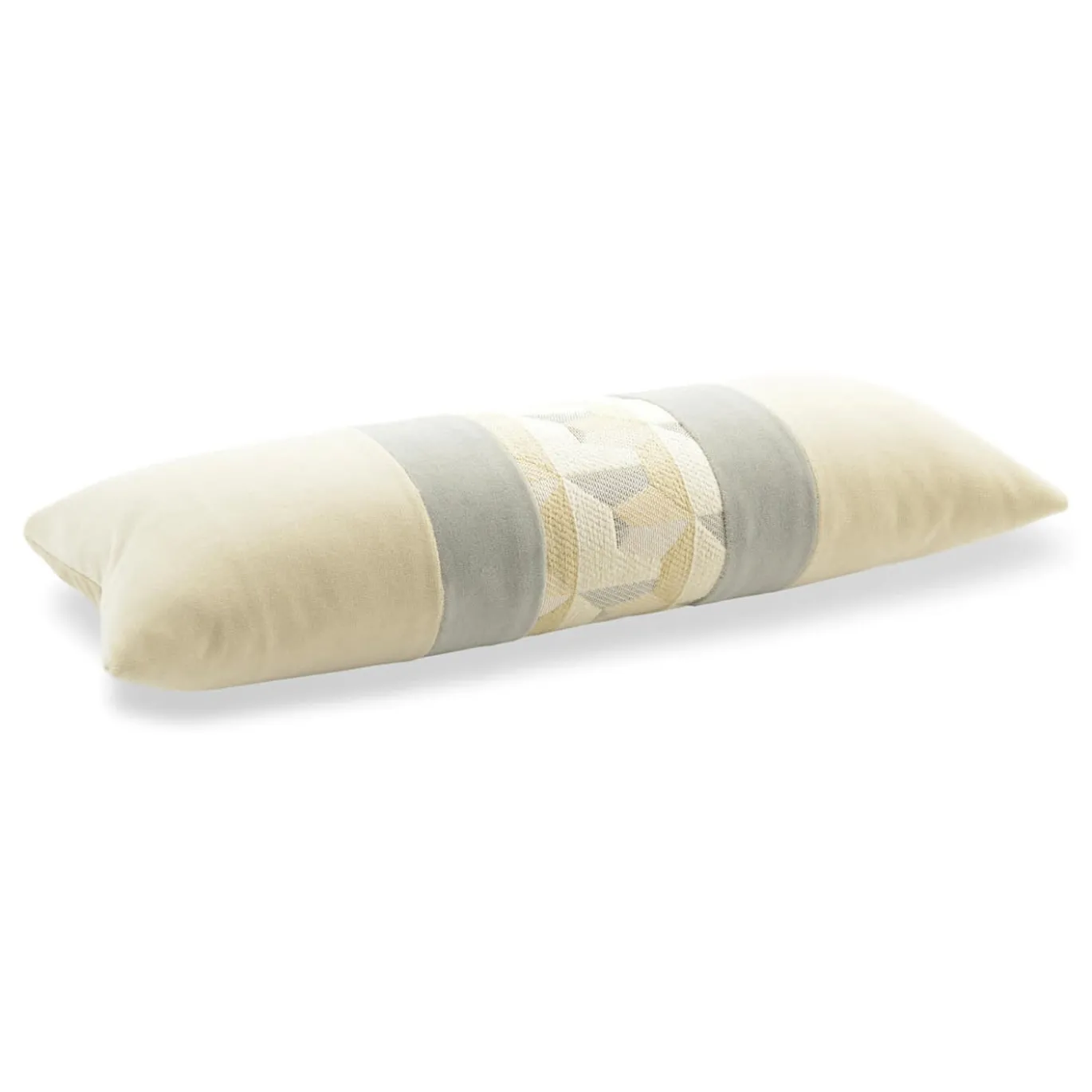 Cuscino rettangolare Nastro in tessuto jacquard geometrico