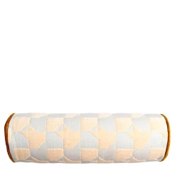 Cuscino Roll Rullo in tessuto jacquard Pied-De-Poule