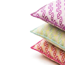 Cuscino Signature In Lana e Cashmere Ciliegia