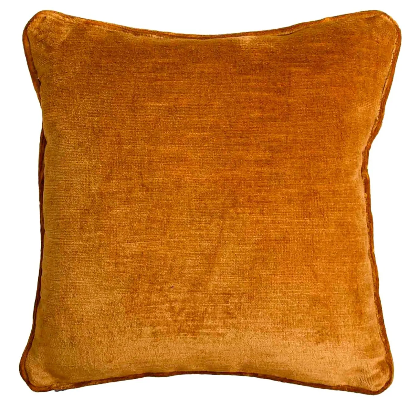 Cuscino Sqaurare Carrè Senape in tessuto jacquard Pied-De-Poule