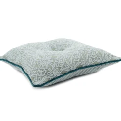 Cuscino Tiffany Carré in tessuto jacquard floreale