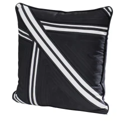 Cuscino Tria bianco e nero