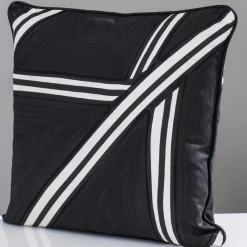 Cuscino Tria bianco e nero