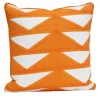 Cuscino Triangoli Arancione