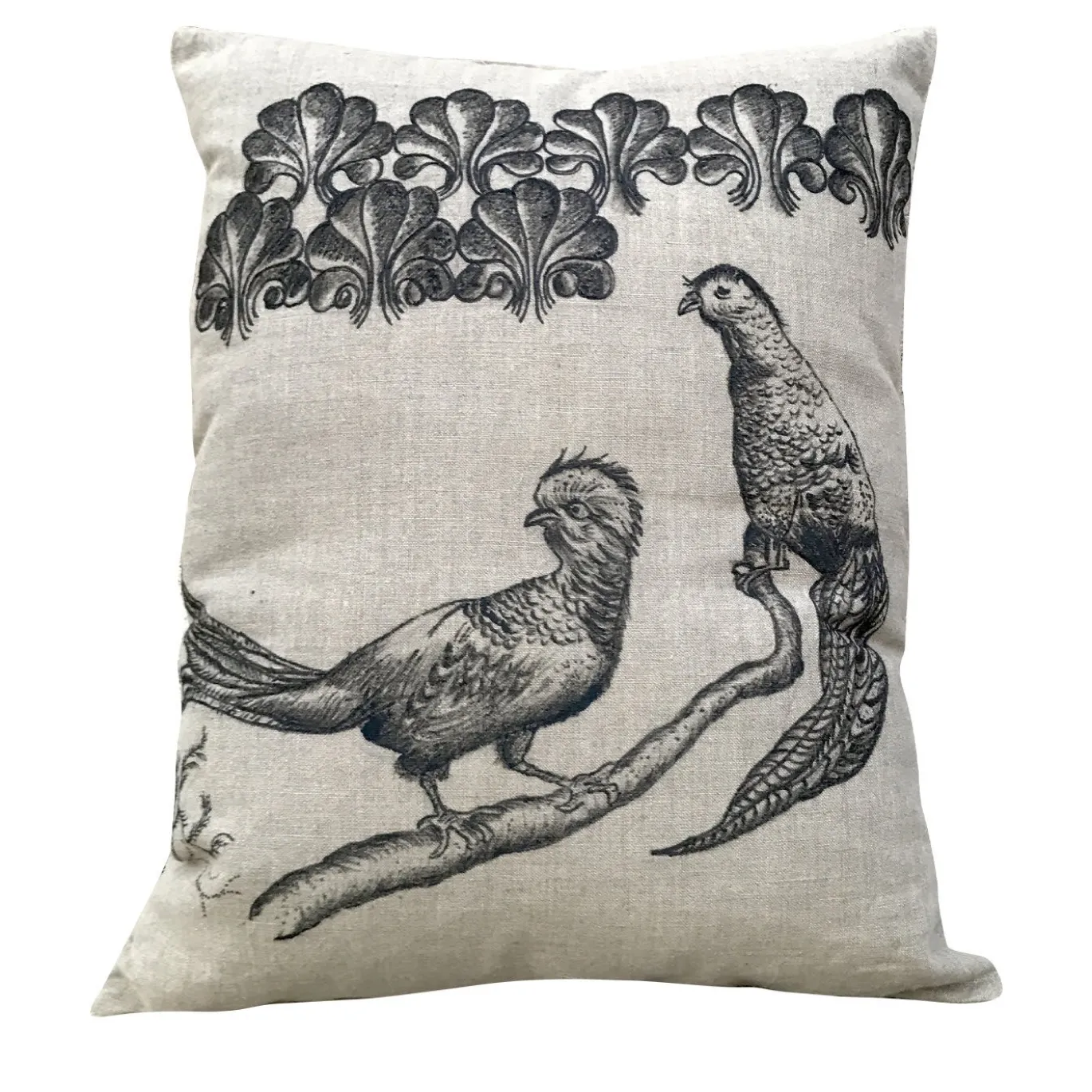 Cuscino Uccelli e Fiori 003