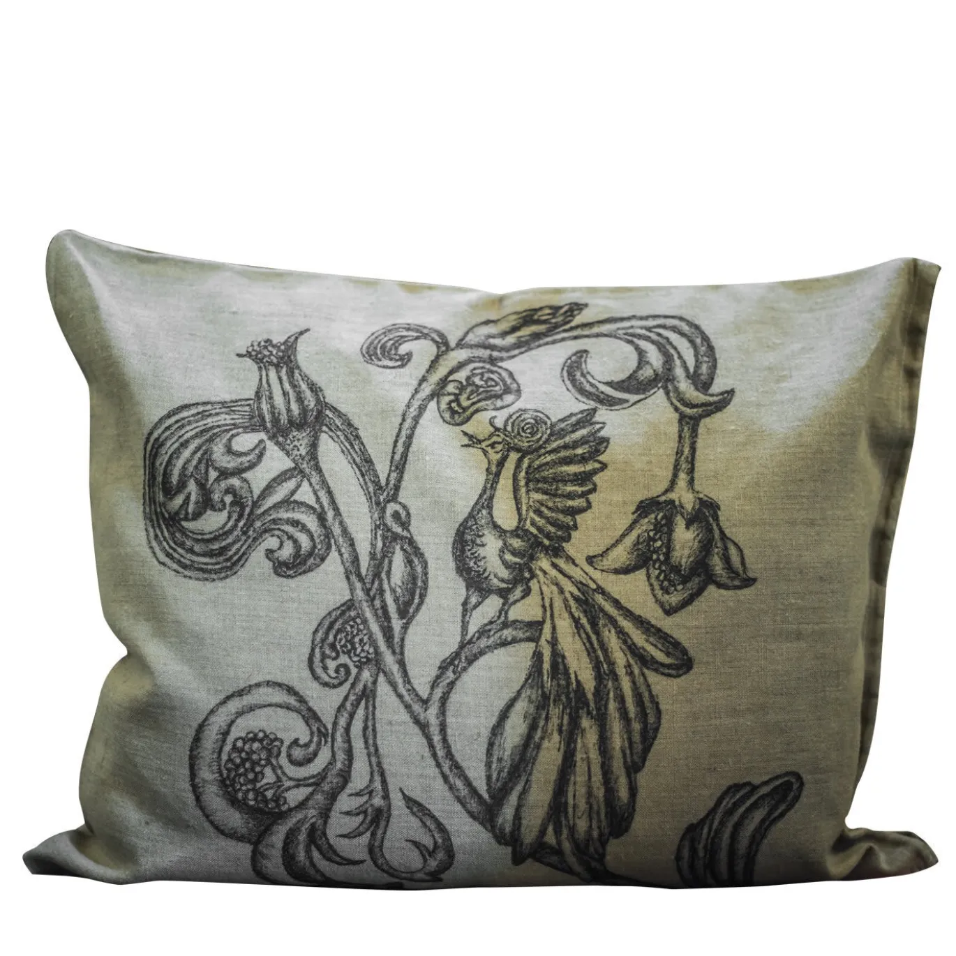 Cuscino Uccelli e Fiori 002