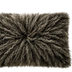 Cuscino Velum in lana di agnello mongolo Wilde Moss
