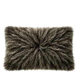 Cuscino Velum in lana di agnello mongolo Wilde Moss