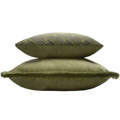 Cuscino verde della collezione Rock