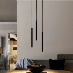 Daily D01 Lampada a sospensione nera 156