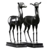 Daini Piccoli Coppia di Sculture