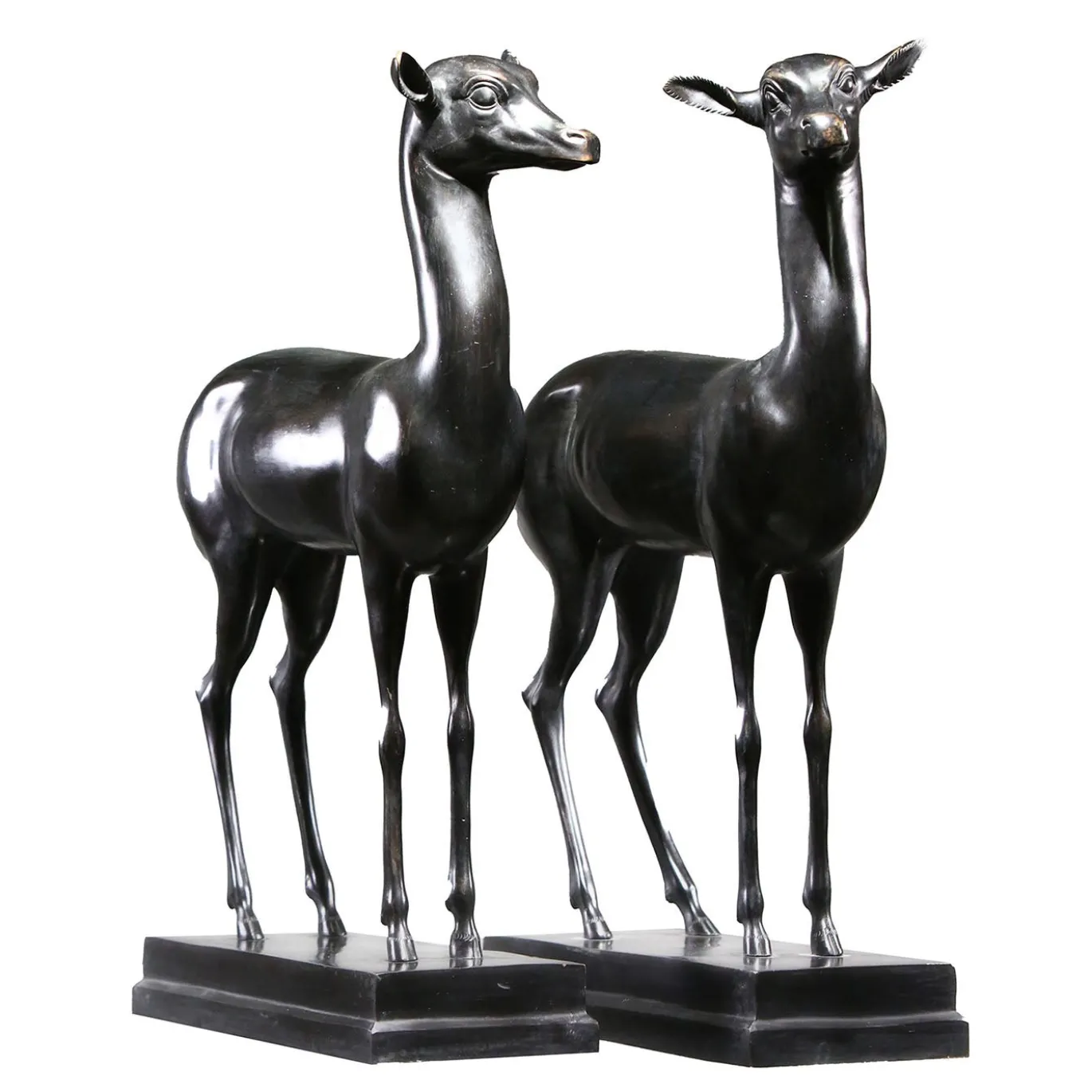 Daini Piccoli Coppia di Sculture
