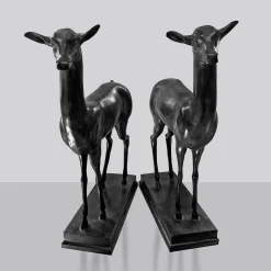 Daini Piccoli Coppia di Sculture