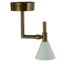Dalia Lampada da Parete Regolabile Ottone Finitura Bronzo