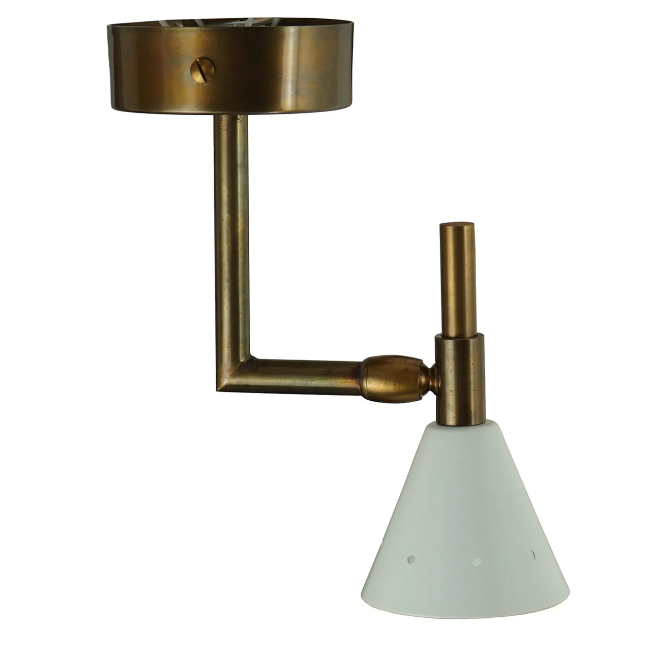 Dalia Lampada da Parete Regolabile Ottone Finitura Bronzo
