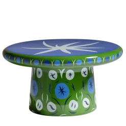 Danza T-Table Maxi Tavolino in ceramica verde di Jaime Hayon