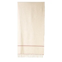 Dimensioni Coperta beige con frange