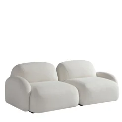 Divano a 2 posti Beige Bubble Light
