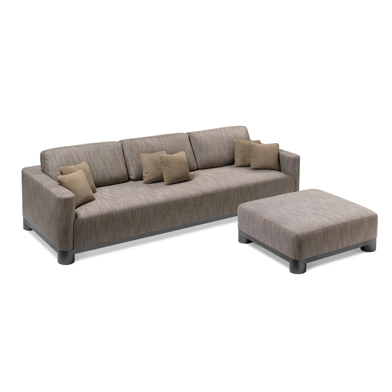 Divano a 3 posti Bold Brown