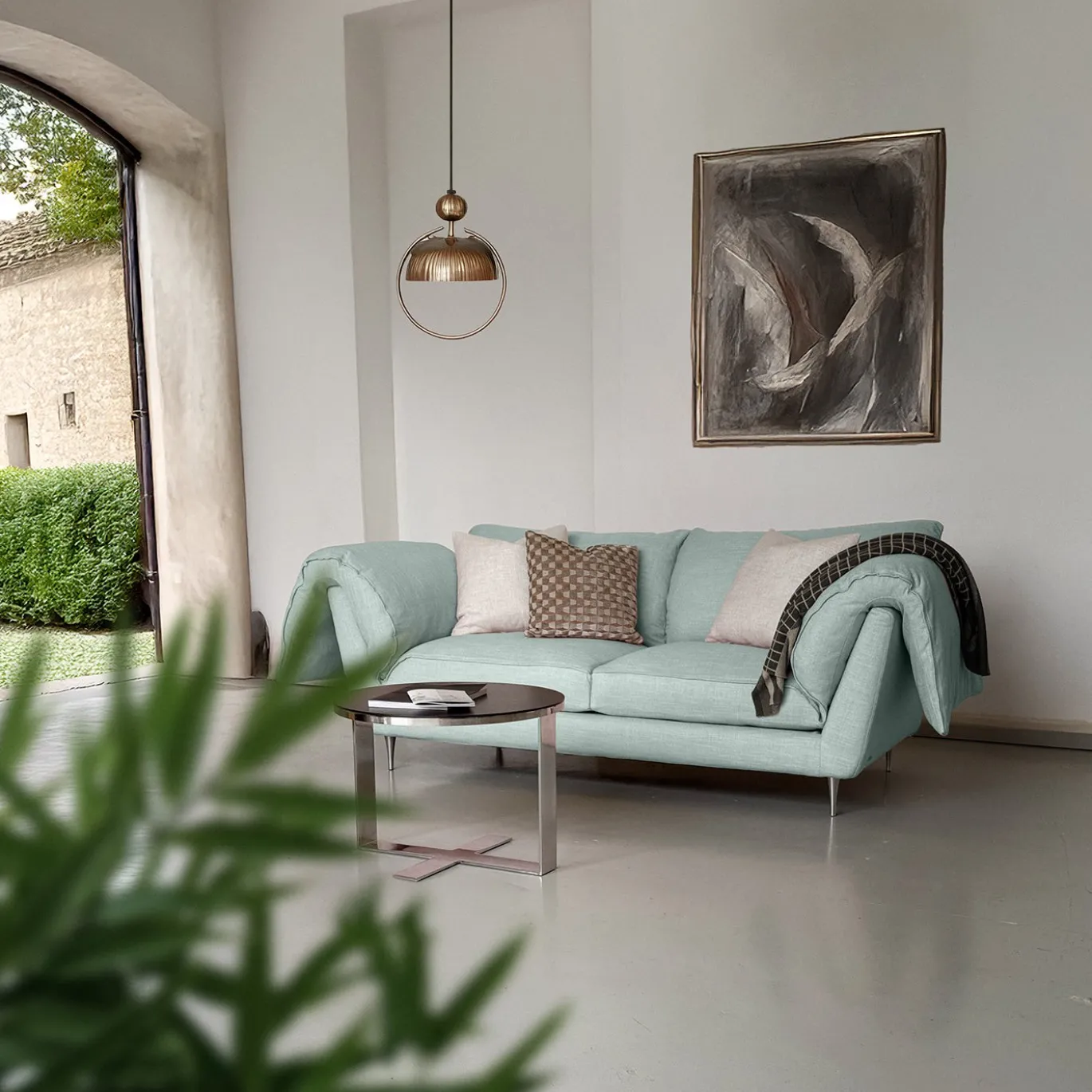 Divano a 2.5 posti Casquet Forest Bond di DDP Studio