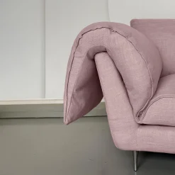 Divano a 3 posti Casquet Rosa Ortensia di DDP Studio