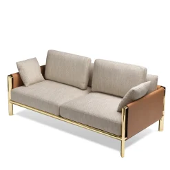 Divano a 2 posti Frame Beige
