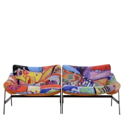 Divano a 2 posti Hammock di Debonademeo Studio Edizione Speciale "Le Clochart"