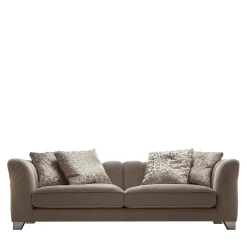 Divano a 3 posti in tessuto beige