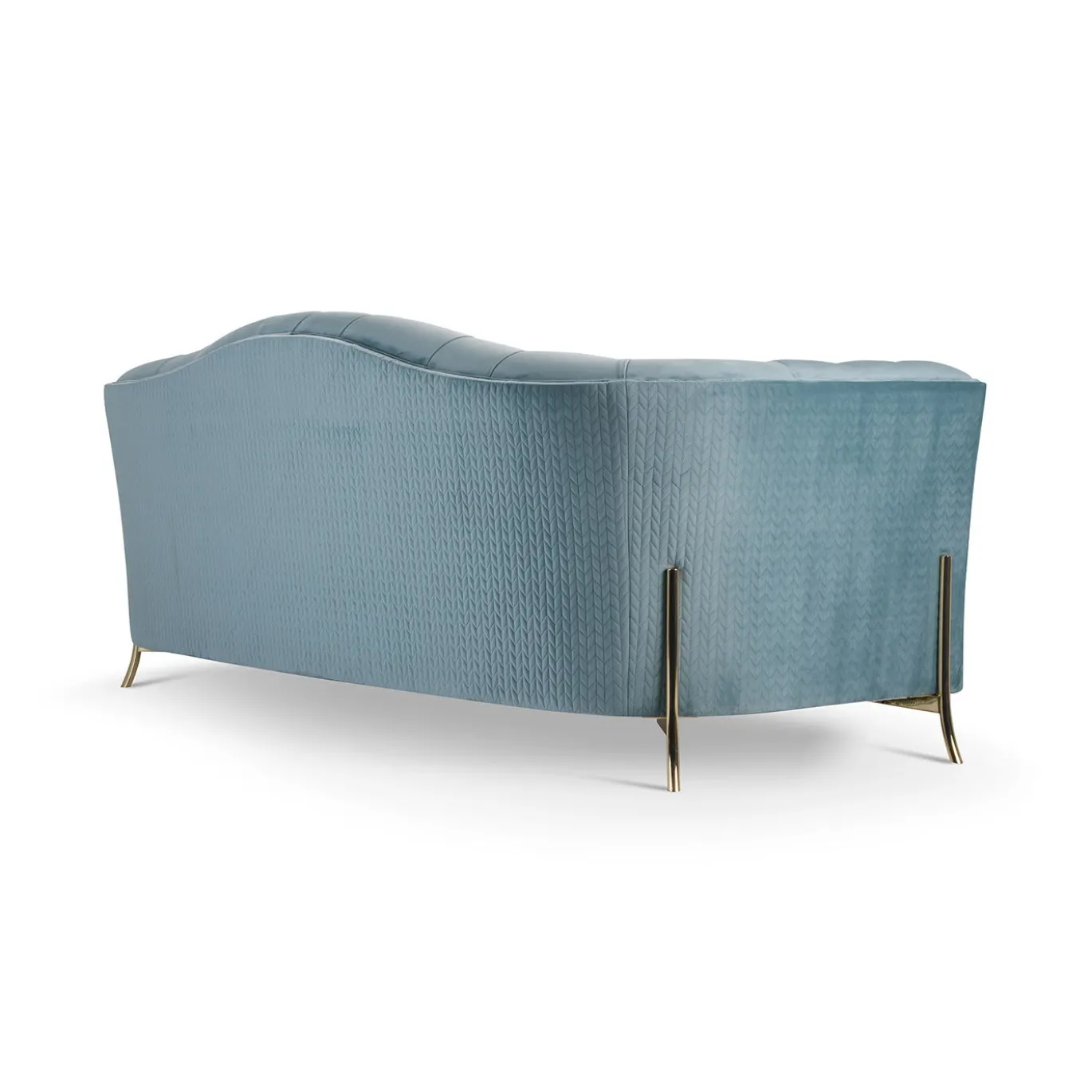 Divano a 3 posti Nefele Peacock Blue