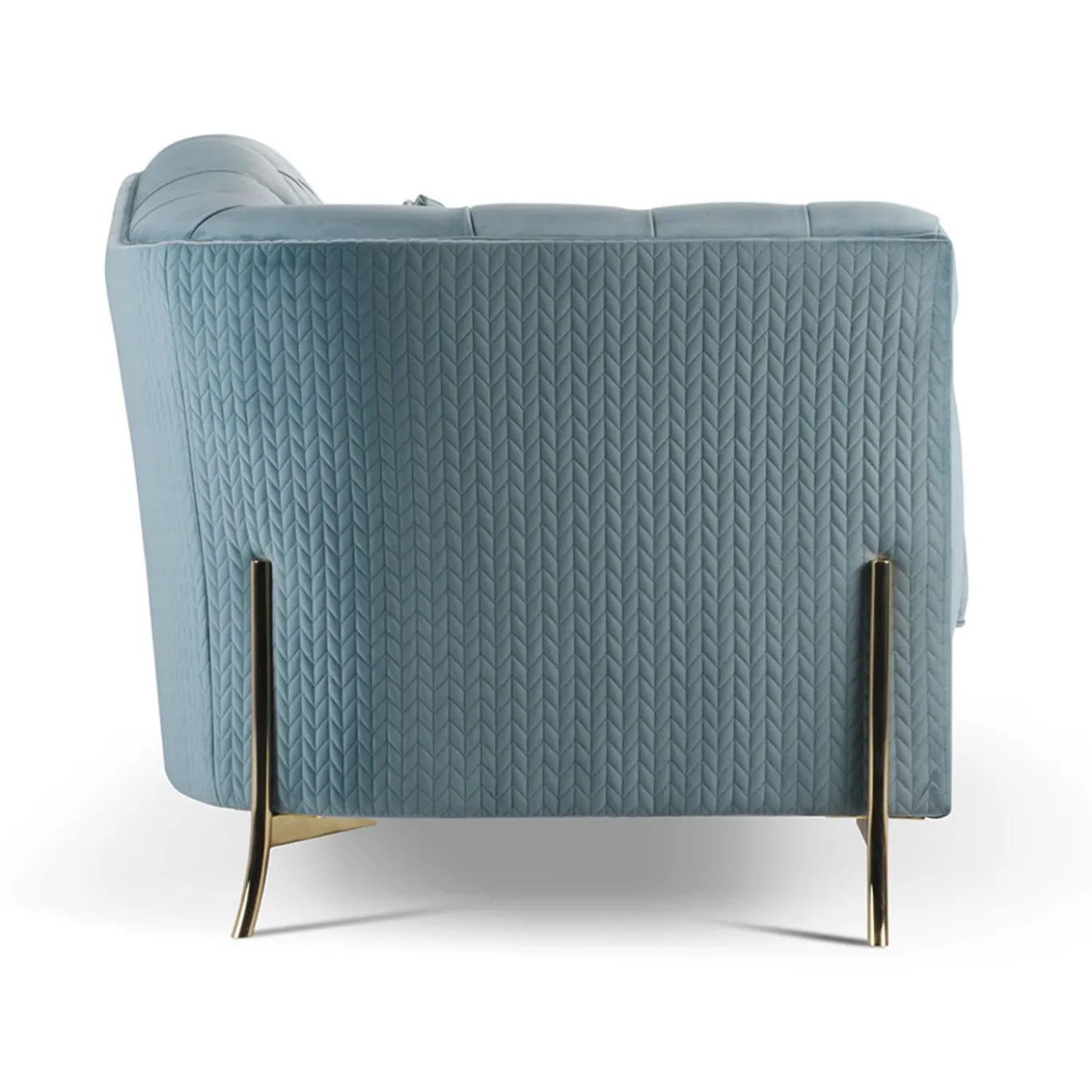 Divano a 3 posti Nefele Peacock Blue