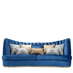 Divano a 4 posti Thalia blu