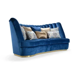 Divano a 4 posti Thalia blu