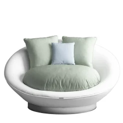 Divano Aria Round White