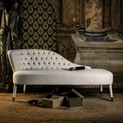 Divano asimmetrico grigio Penelope