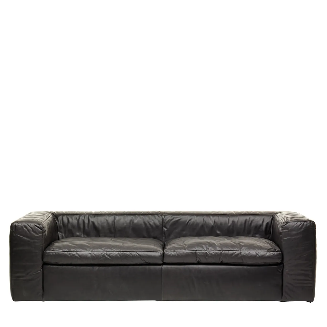 Divano Big Bubble in Pelle Nera
