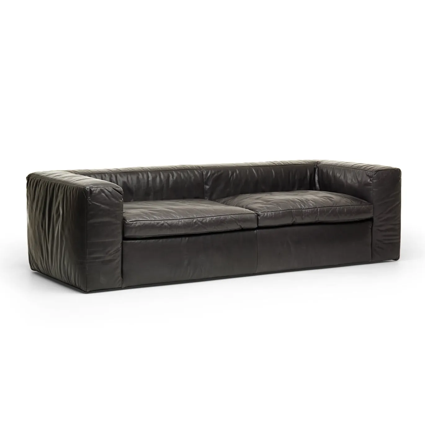 Divano Big Bubble in Pelle Nera