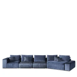 Divano blu modulare Zeno #2