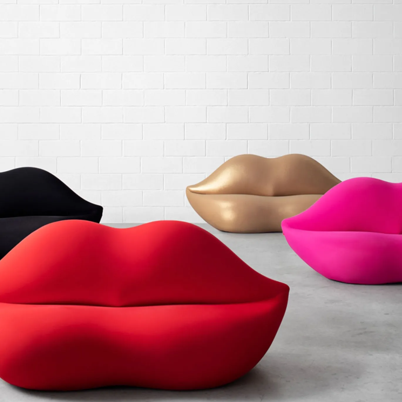 Divano Bocca Red in edizione limitata di Studio 65