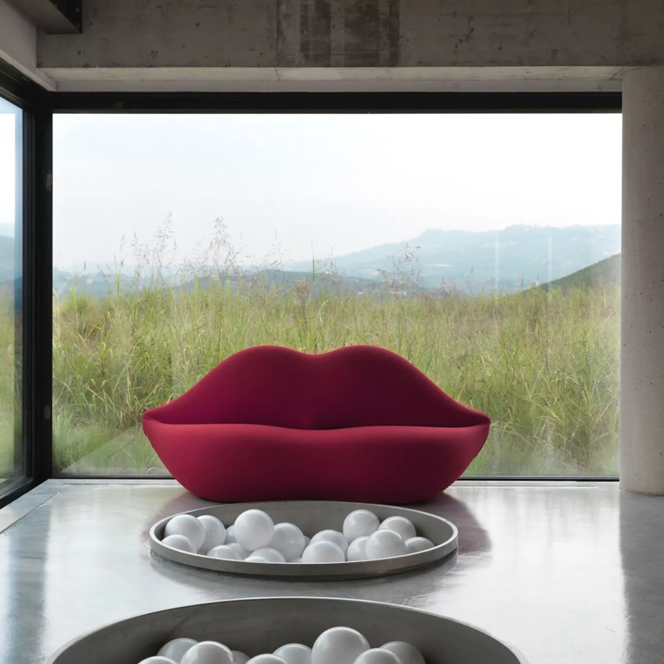 Divano Bocca Red in edizione limitata di Studio 65