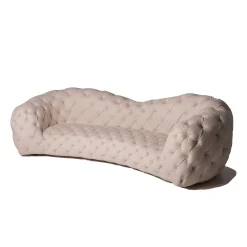 Divano capitonnè Nuvola bianco panna