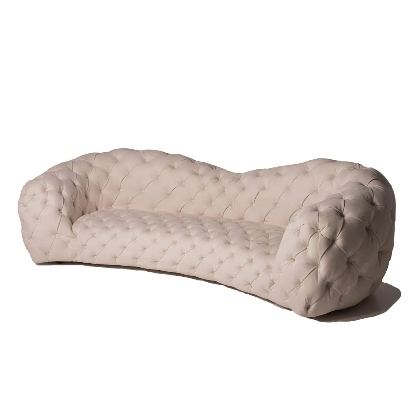 Divano capitonnè Nuvola bianco panna