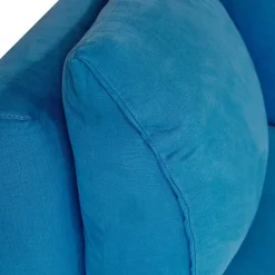 Divano Casquet in blu pavone