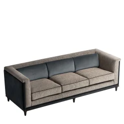 Divano classico Balmoral blu e grigio