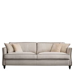 Divano classico Bramante bianco panna