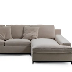 Divano componibile in tessuto grigio Hugo