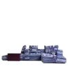 Divano con Chaise Longue Slope Blu
