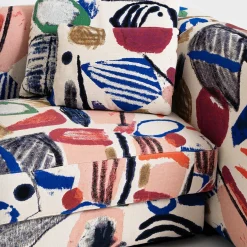 Divano con Chaise Longue Slope Multicolore